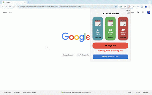 OPT Clock Tracker :: Track and manage your 90 days of OPT unemployment for compliance.