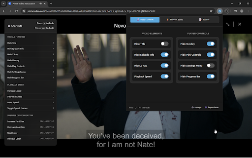 Prime Video Enhancer :: Enhance your Amazon Prime Video experience