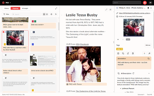 Ubikron :: Browser-based OSINT tool for tracking, tagging, and saving web investigations. Extracts entities and enriches content.