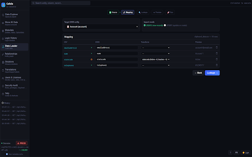 Colvio for Dynamics 365 :: Colvio — Data Explorer, Loader & Inspector for Microsoft Dynamics 365 / Dataverse.