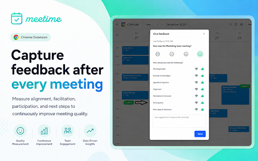 MeeTime - Meeting Cost Tracker :: Track meeting costs and analyze productivity with MeeTime integration for Google Calendar