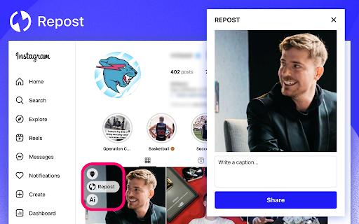 Instagram Downloader – ToolMaster :: Download Instagram photos, videos, Reels, Stories & IGTV. Supports single & batch downloads. Instagram AI Assistant powered by…