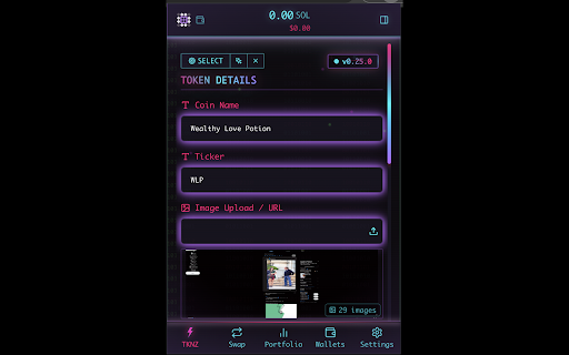 TKNZ :: Create meme coins directly from news articles. Powered by Meteora.