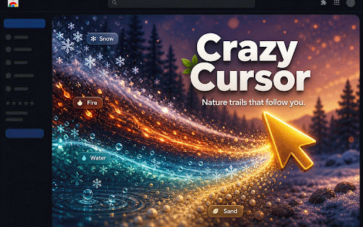 Crazy Cursor - Magical Particle Mouse Effects :: Beautiful particle mouse effects plugin with stunning presets for dazzling cursor visuals.