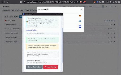 Smart Explainer :: Explains smart contract interactions before you sign.