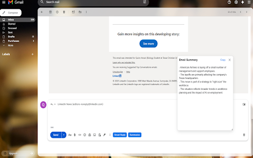 Repli: AI Smart Replies for Gmail :: AI email assistant for Gmail that generates replies, summarizes long emails, and improves your writing instantly.