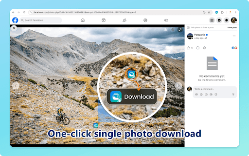 Photo & Album Downloader - FB Photo Backup Tool :: Back up Facebook photos and albums from profiles, Pages, and groups. Bulk download original-quality images for easy offline access.