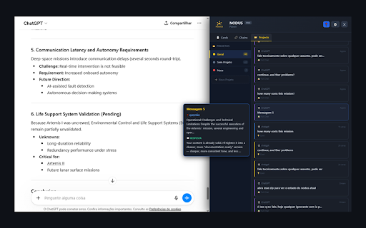 NODUS - AI Idea Capture :: Capture, organize and reuse ideas from supported AI conversations in one organized workspace.