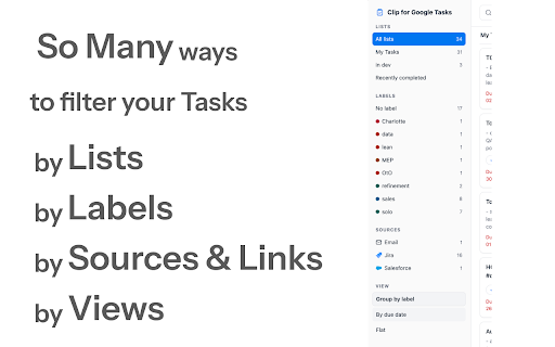 Clip for Google Tasks :: Right-click any text on the web to send it to Google Tasks as a task with a scroll-to-text deep link to the source.