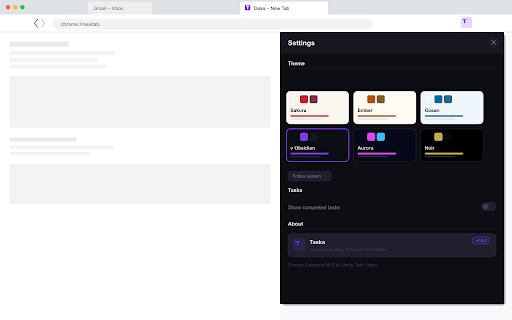 Taska — Task Manager & To-Do List :: Capture tasks from any webpage. Projects, priorities, reminders, Board & Calendar views. 6 premium themes.