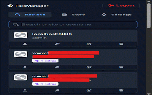 Secure Local Password Manager :: A secure, locally hosted password manager that allows you to store, manage, and autofill your passwords.