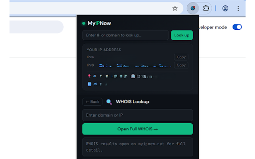 MyIPNow – IP & Network Tools :: Instant IP lookup, DNS, WHOIS, blacklist check, ping test, ASN lookup & password generator. Free network toolkit for your browser.