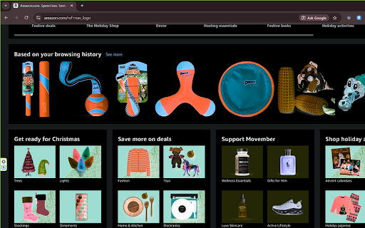 Amazon Dark Mode by Zonspy :: The best dark mode for Amazon, helping you shop comfortably at night. A free tool by Zonspy.