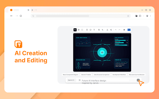 AI Visual Translator :: AI-powered extension that converts text into beautiful Visualizaiton.