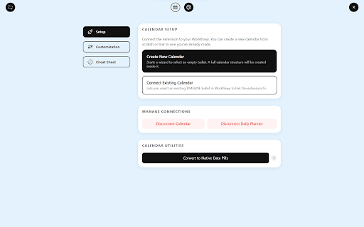 Timeline Training Wheels :: A powerful calendar and planner overlay for Workflowy, patterned after Frank Degenaar's Timeline method.