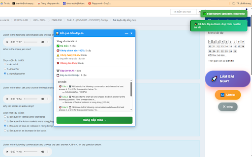 Easy Quiz Ehou :: Easy Quiz Ehou là tiện ích free hỗ trợ làm trắc nhiệm cho sinh viên Ehou. Đã được tích hợp thêm AI để hỗ trợ tốt hơn.