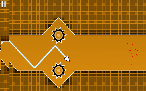 Space Waves Unblocked :: Play Space Waves Unblocked, Guide your ship through 33 wave levels, dodge walls and spikes, reach the portal.
