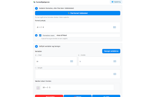 Matematikhjælperen :: Indsæt matematiske udtryk i Google Docs og Word Online med Matematikhjælperen
