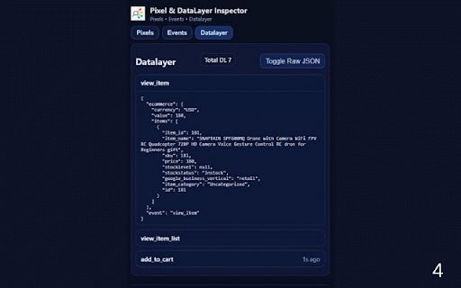 Social Pixel & Data Layer Checker :: Detects Pixels & full dataLayer inspector. Includes full-tab dashboard.