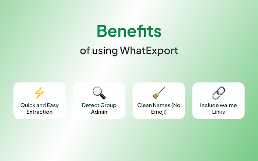 WhatsExport: WhatsApp Group Contact Downloader :: Extract contact information from WhatsApp groups on WhatsApp Web.