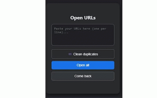 URL Tab Master :: URL Tab Master is a lightweight, lightning-fast Chrome extension designed to do one thing perfectly: manage bulk URLs between your…