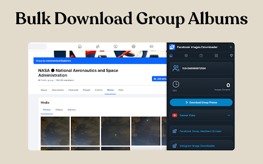 Images Downloader :: Instantly download Facebook photos from albums, profiles & groups. Fast, private & easy for FB photo downloads.