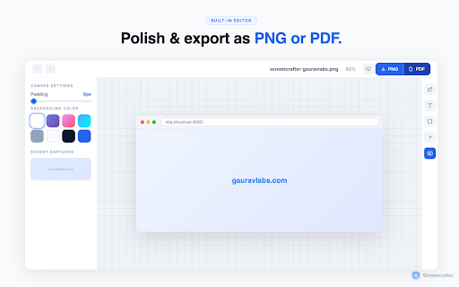Screencrafter - Full Page Screenshot Tool :: Capture, annotate, and save full page screenshots with ease.