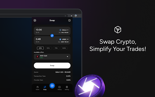 Gala Wallet :: Manage assets, explore dApps, and interact with the GalaChain ecosystem via one secure browser extension.