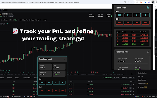 GhostTrade - Train like a Pro, Trade like a Ghost. :: Paper trade Solana tokens on Bullx NEO and Axiom with real-time data