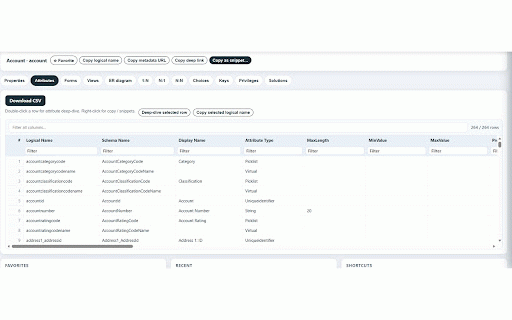 Metadata Explorer For Dataverse :: Browse Dataverse, Dynamics 365 & Power Apps metadata: tables, columns, choices, forms, views, relationships & form helpers.
