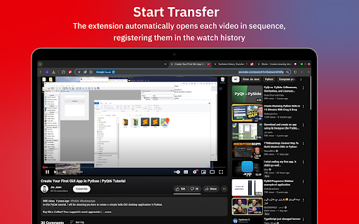 YTransfer: Transfer YouTube Watch History :: Transfer your YouTube watch history to Another account