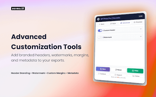 GPTPrint Pro – Print & Export ChatGPT to PDF :: Customize and print ChatGPT conversations with themes, watermark, header, and layout control.