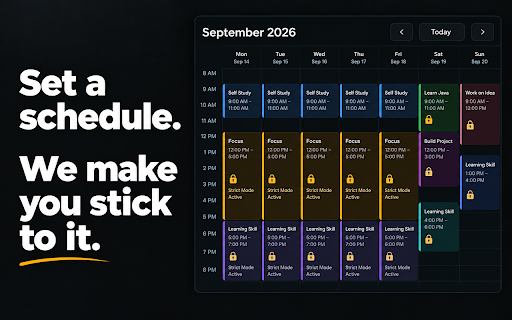 FocusOne - Block Sites, Filter YouTube Channels, Schedule Focus :: Protect your time. Block distracting websites, filter YouTube channels, and set strict schedules to do your best work.
