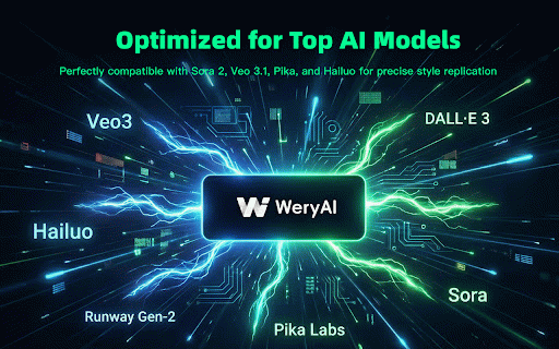 AI Prompt Reverse :: One-click to reverse image into AI prompts. Integrated with WeryAI for advanced image generation.