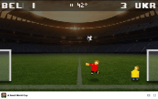 A Small World Cup Game - Slam your rag-doll to score goals and win! :: Compete in a quirky soccer game with rag-doll characters; now offline as a free Chrome extension!