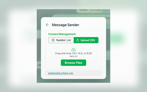 WA Campaign Sender :: WhatsApp Campaign Sender Extension for bulk messaging and campaign management