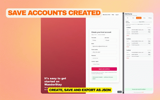Signup Tester - Temp Mail & OTP | FakeSignup :: Fill signup forms with realistic fake data, temp-mail inboxes, and OTP verification. Built for developers and QA testing in Chrome.