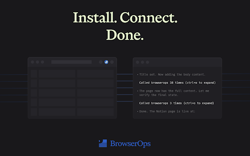 BrowserOps :: Autonomous browser control for MCP-compatible agents.