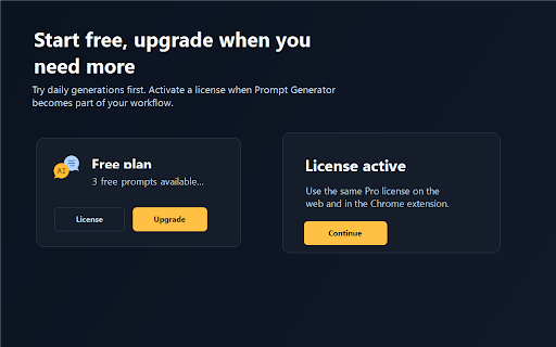 Prompt Generator :: Turn rough text into ready-to-use AI prompts.