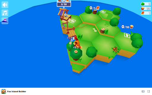 Fox Island Builder Game - Be the hero fox and save all the cute ducks! :: Rescue ducklings and build a vibrant island community in this charming crafting game!