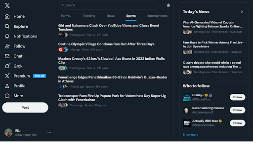 Dim Dark Mode for X (formerly Twitter) :: Restores the Dim background theme on X (formerly Twitter) with one click.