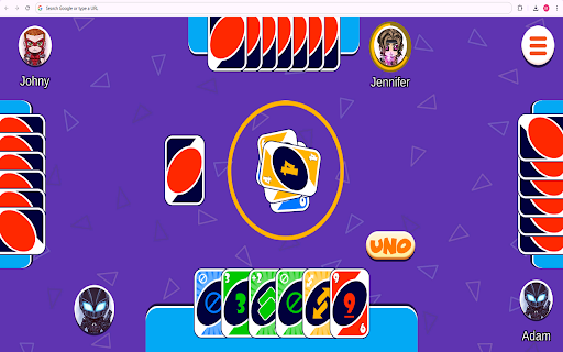 Classic Uno Card Game :: Get ready for an epic UNO battle! Play smart, act fast, and unleash blazing combos to become the ultimate champion!