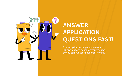 ResumePilot Pro: AI Job autofill for custom resume & cover letter :: Customize your resume and cover letters for job applications and get AI-powered answers for application questions