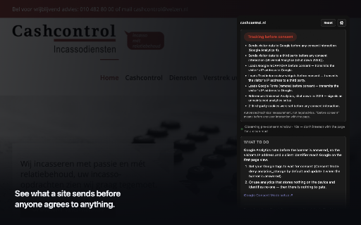 Statable GDPR Checker :: Audit what a website loads before consent: third-party trackers, cookies and embeds, with a live verdict in a side panel.