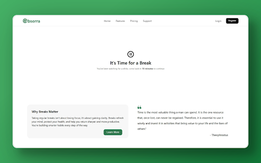 Obserra - YouTube Time Limit & Insights :: Master your YouTube habits with tools for limits, insights, and productivity. Stay focused and achieve your goals effortlessly.