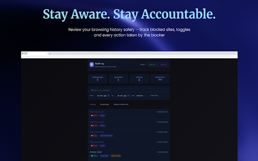 BlockNSFW – Porn & Adult Content Blocker :: Blocks adult websites and inappropriate content using pattern matching and configurable filtering for safer browsing.