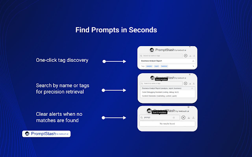 PromptStash - ChatGPT, Grok & Gemini veo AI Prompt Manager by lowtouch.ai :: Organize & deploy AI prompts across ChatGPT, Perplexity, Copilot, Google AI Studio, Gemini and more
