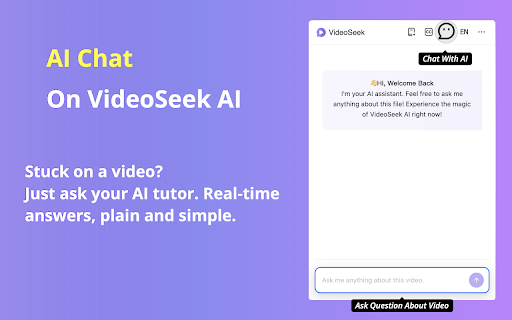 VideoSeek: AI Video Summarizer for YouTube & Transcripts :: VideoSeek: Instantly summarize YouTube/BiliBili/TikTok Key points, mind maps & subs. For students/creators Try free!