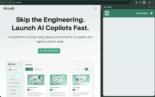 KnolliAI :: An AI-powered assistant for your web browsing experience.