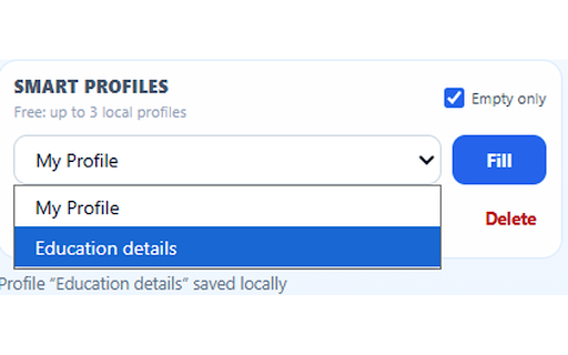KoderFill AI - Free Features Preview :: Save, restore and fill browser forms with local profiles, recent history and privacy-first controls.